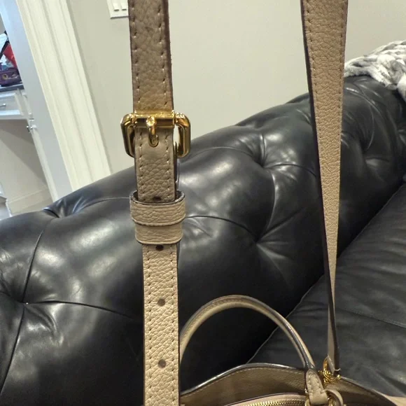 Louis Vuitton Grand Palais Tan Embossed Satchel - Picture 13 of 16